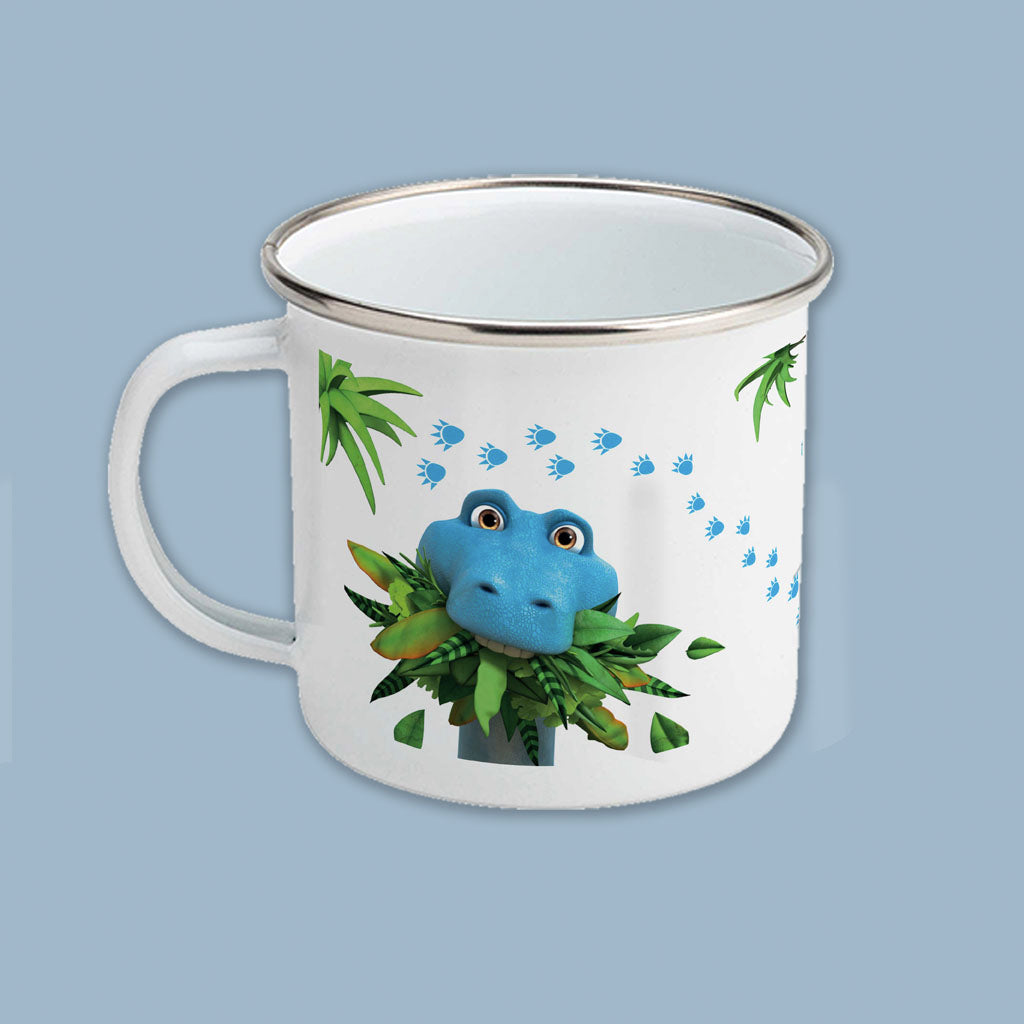 Dinosaur Munch The Diplodocus Enamel Mug
