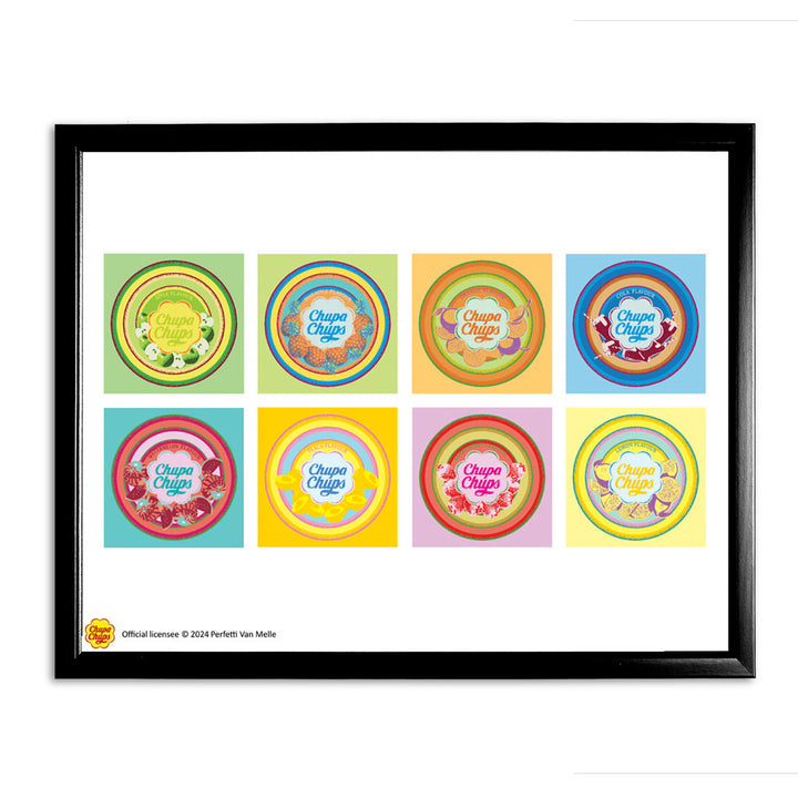 Chupa Chups Lolly Wrappers Art Print