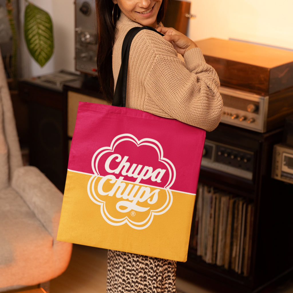 Chupa Chups Red/Yellow/White Logo Tote Bag