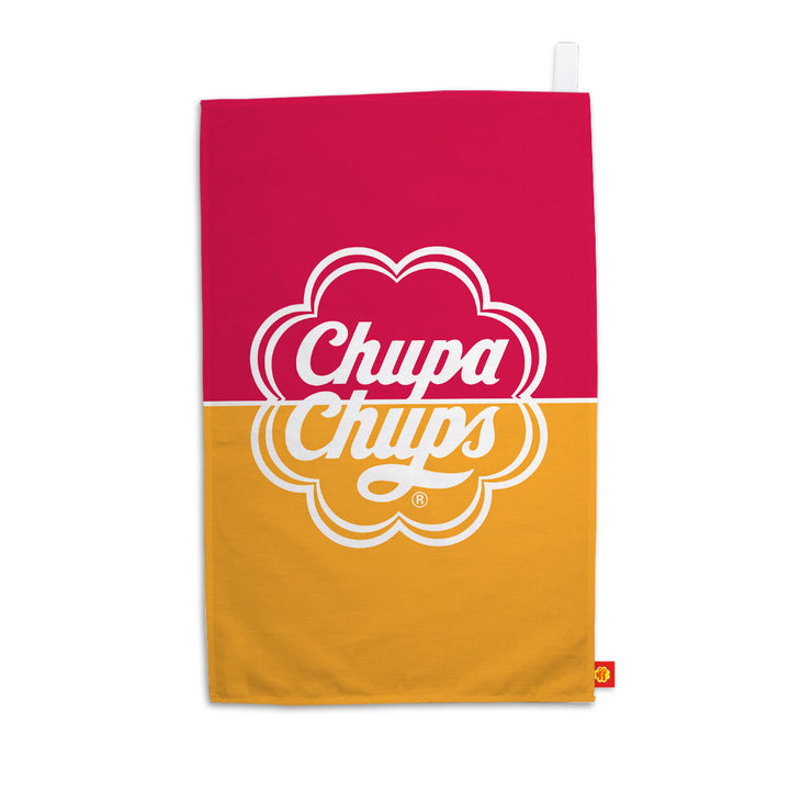 Chupa Chups Red/Yellow/White Logo Tea Towel