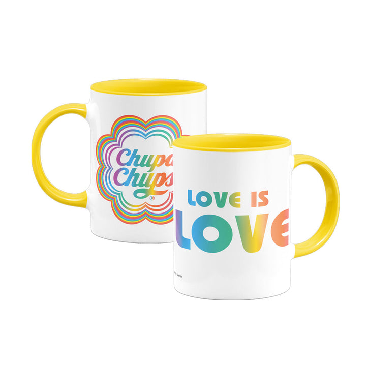 Chupa Chups Rainbow Logo / Love is Love Coloured Mug