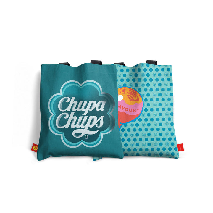 Chupa Chups Teal Logo Tote Bag