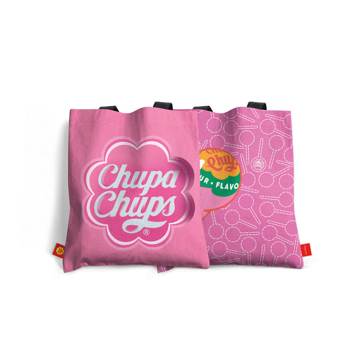 Chupa Chups Pink Logo Tote Bag