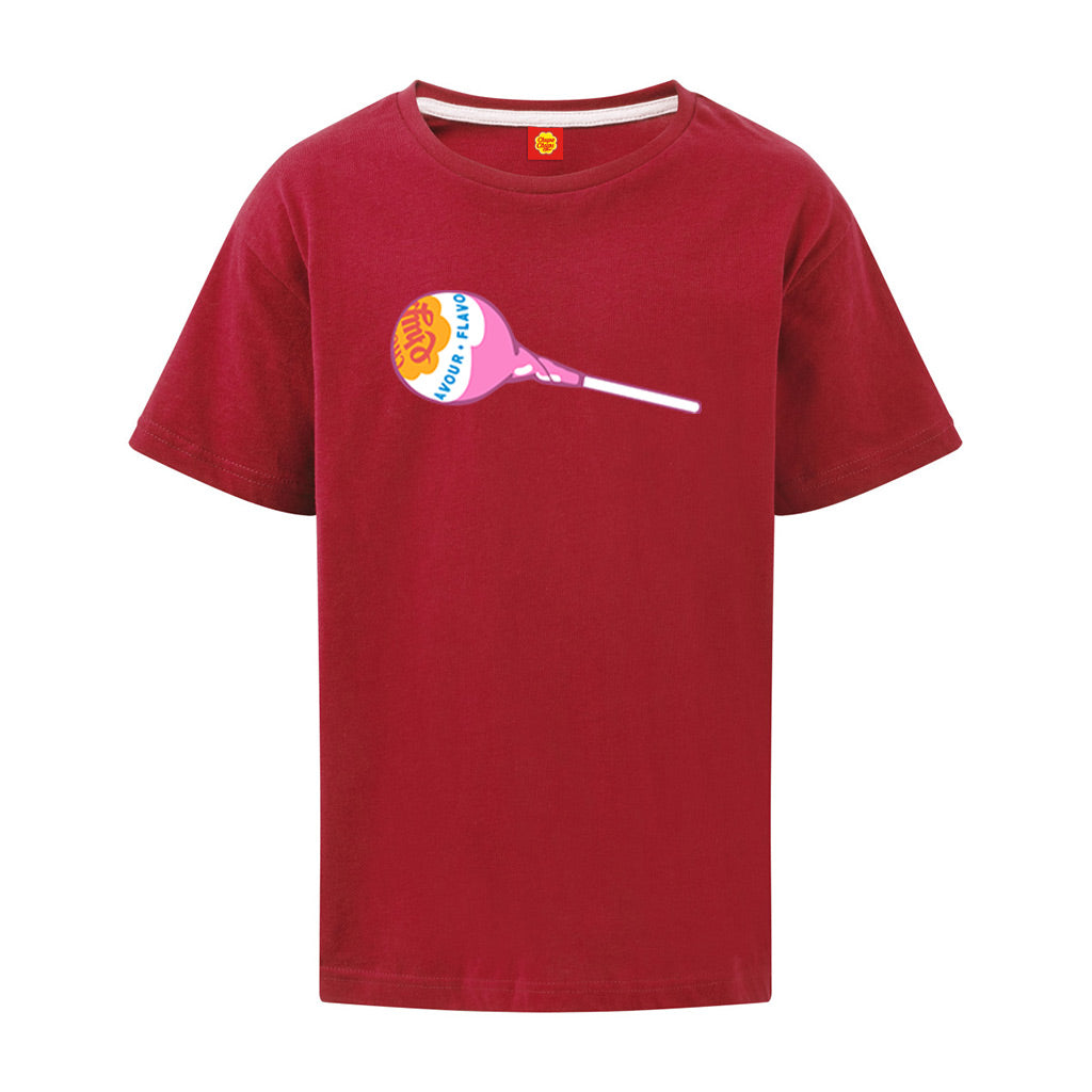 Chupa Chups Pink Lolly Sideways T-Shirt