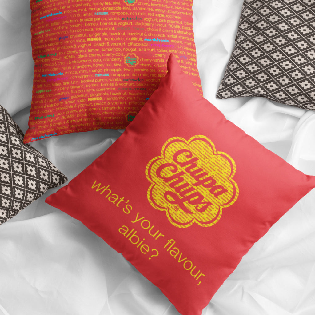 Chupa Chups Personalised What's Your Flavour? Cushion