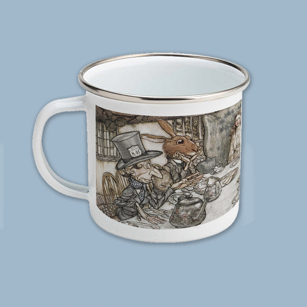 Alice in Wonderland - Mad hatter's Tea party Enamel Mug