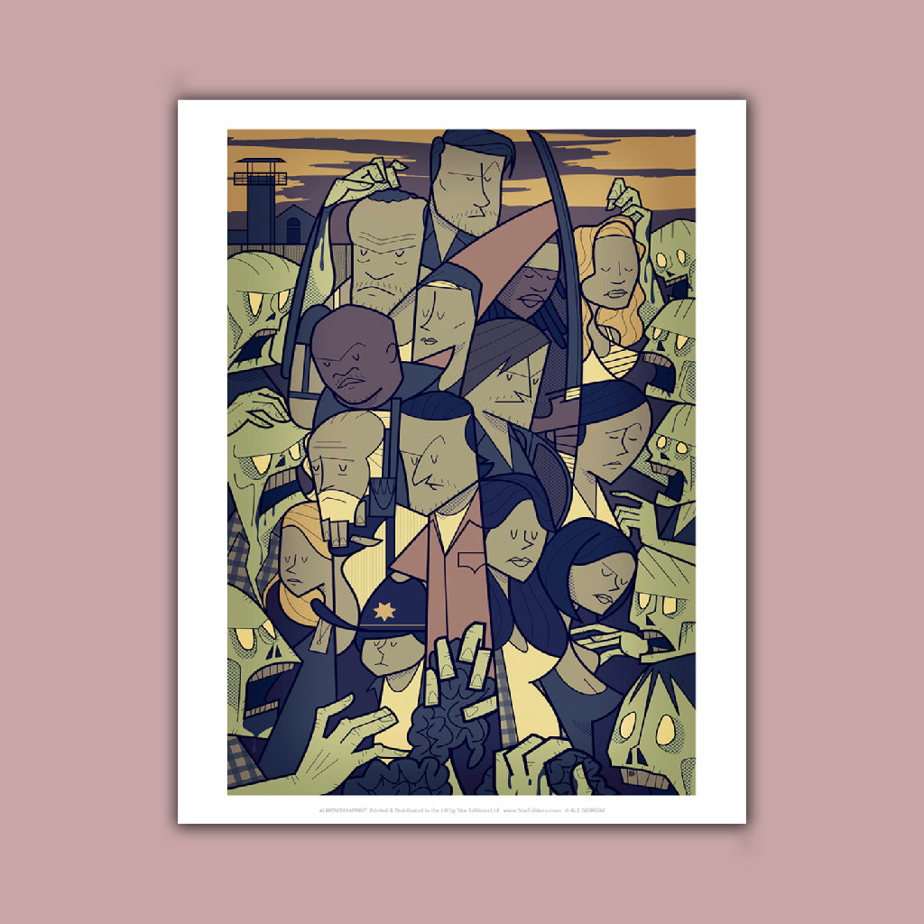 The Walking Dead Art Print