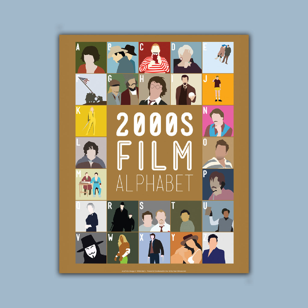 2000's Film Alphabet Art Print