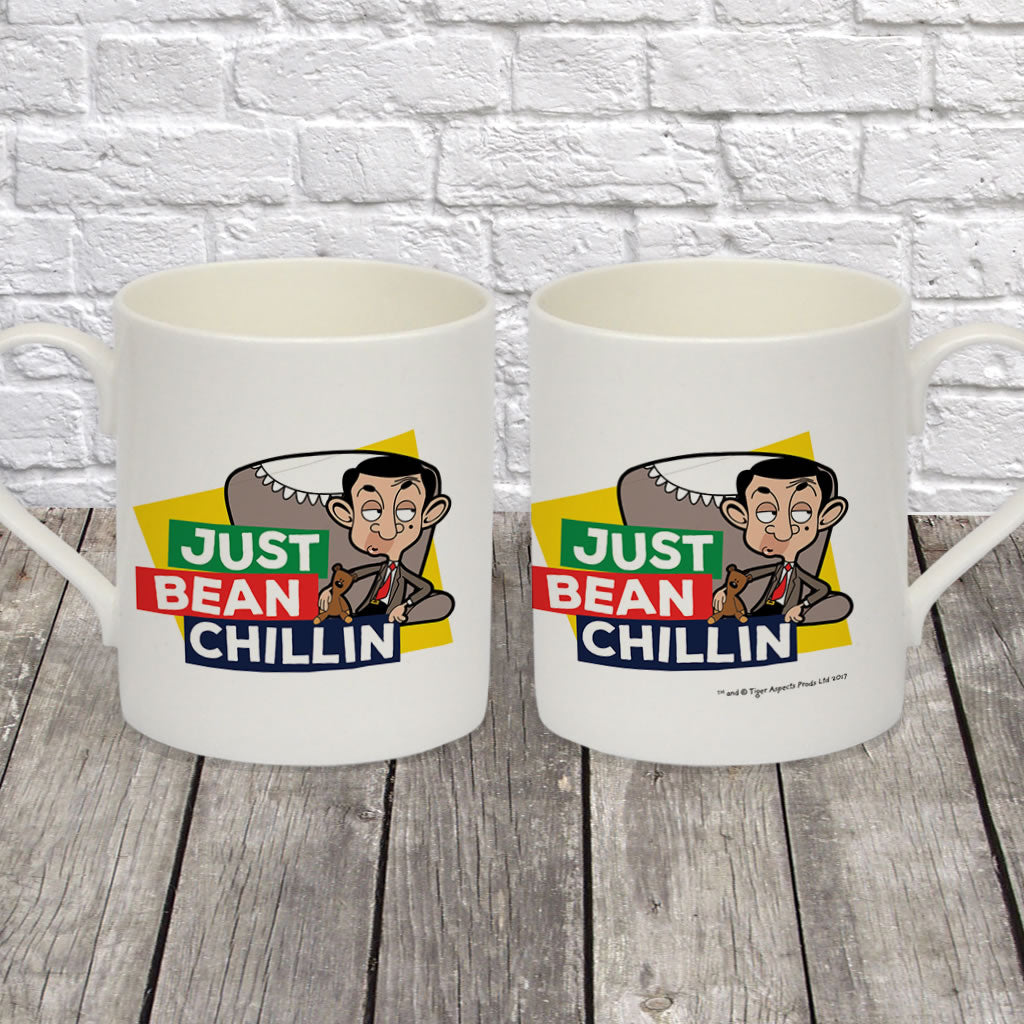 Just Bean Chillin Bone China Mug (Lifestyle)