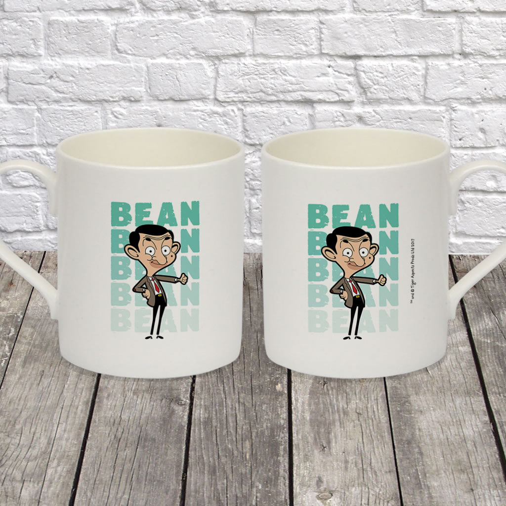 Bean Thumbs Up Bone China Mug (Lifestyle)