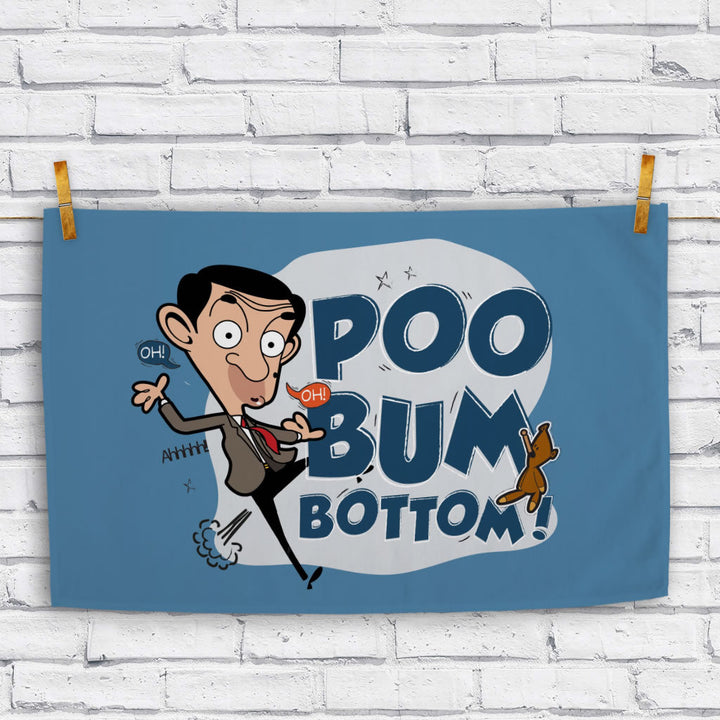 Poo Bum Bottom Tea towel (Lifestyle)
