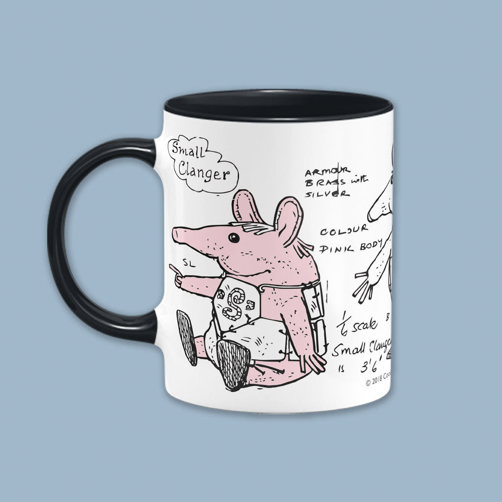 Clangers Sketch Art Small Clanger Coloured Insert Mug