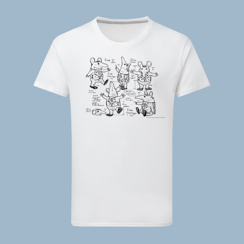 Clangers Sketch Art Small Clanger T-Shirt