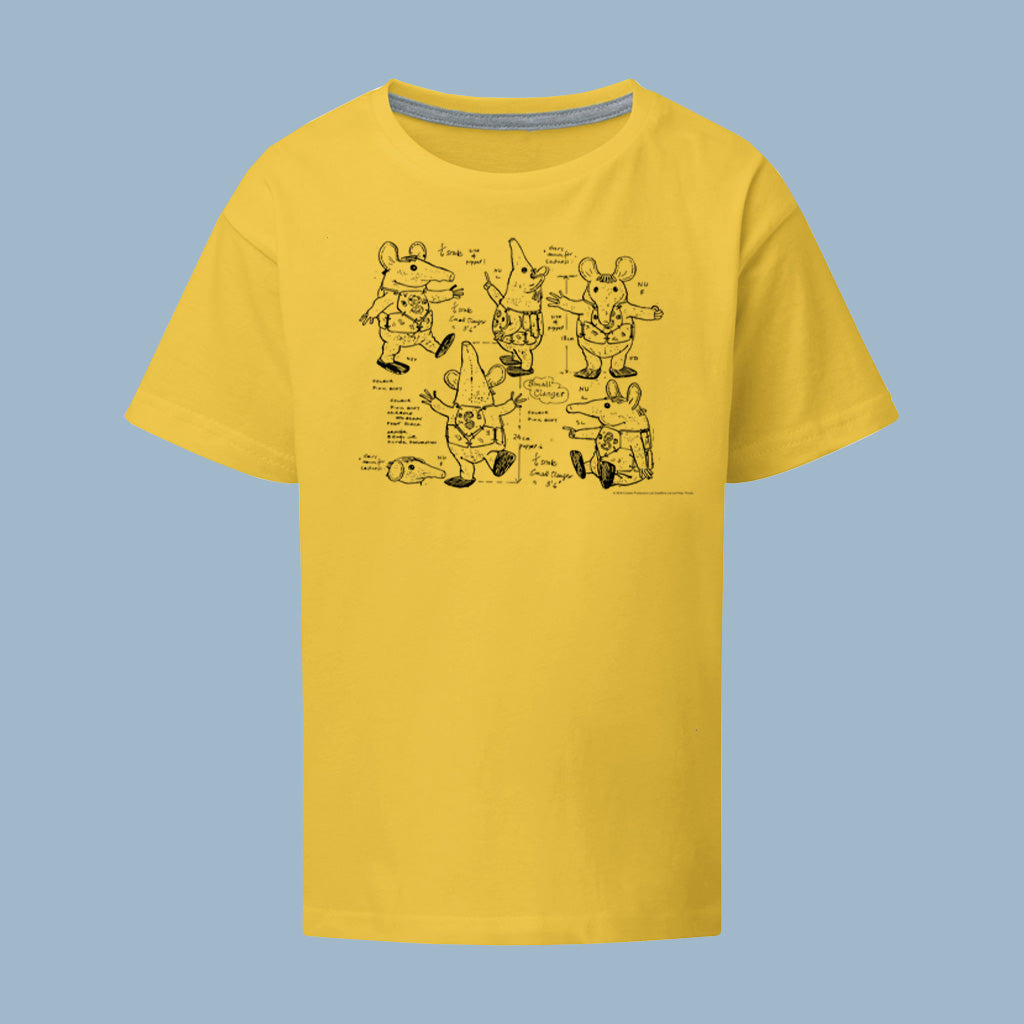 Clangers Sketch Art Small Clanger T-Shirt