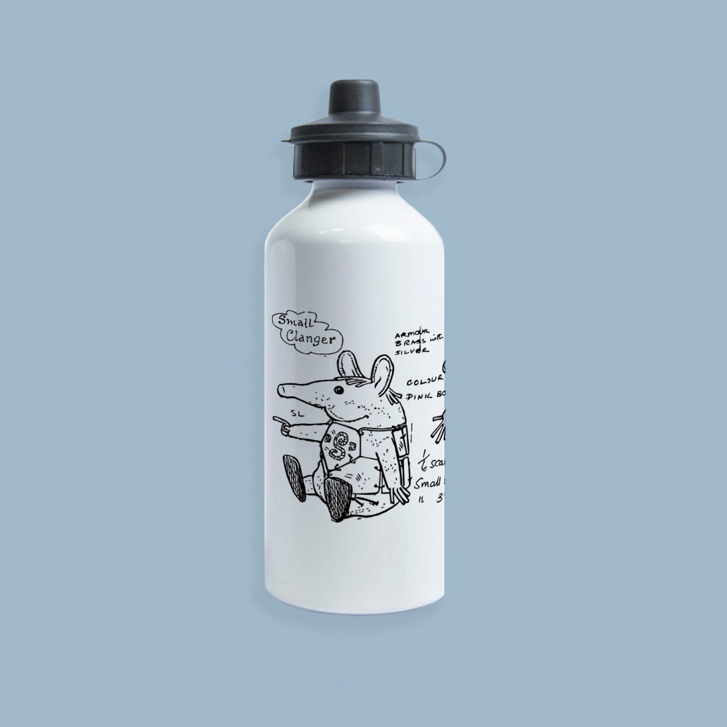 Clangers Sketch Art Small Clanger Water Bottle