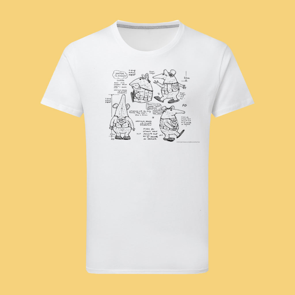 Clangers Sketch Art Major Clanger T-Shirt