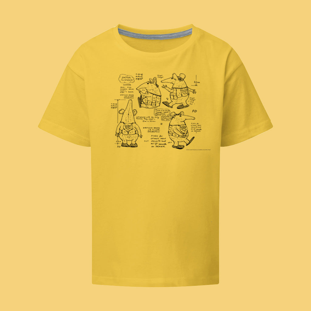 Clangers Sketch Art Major Clanger T-Shirt