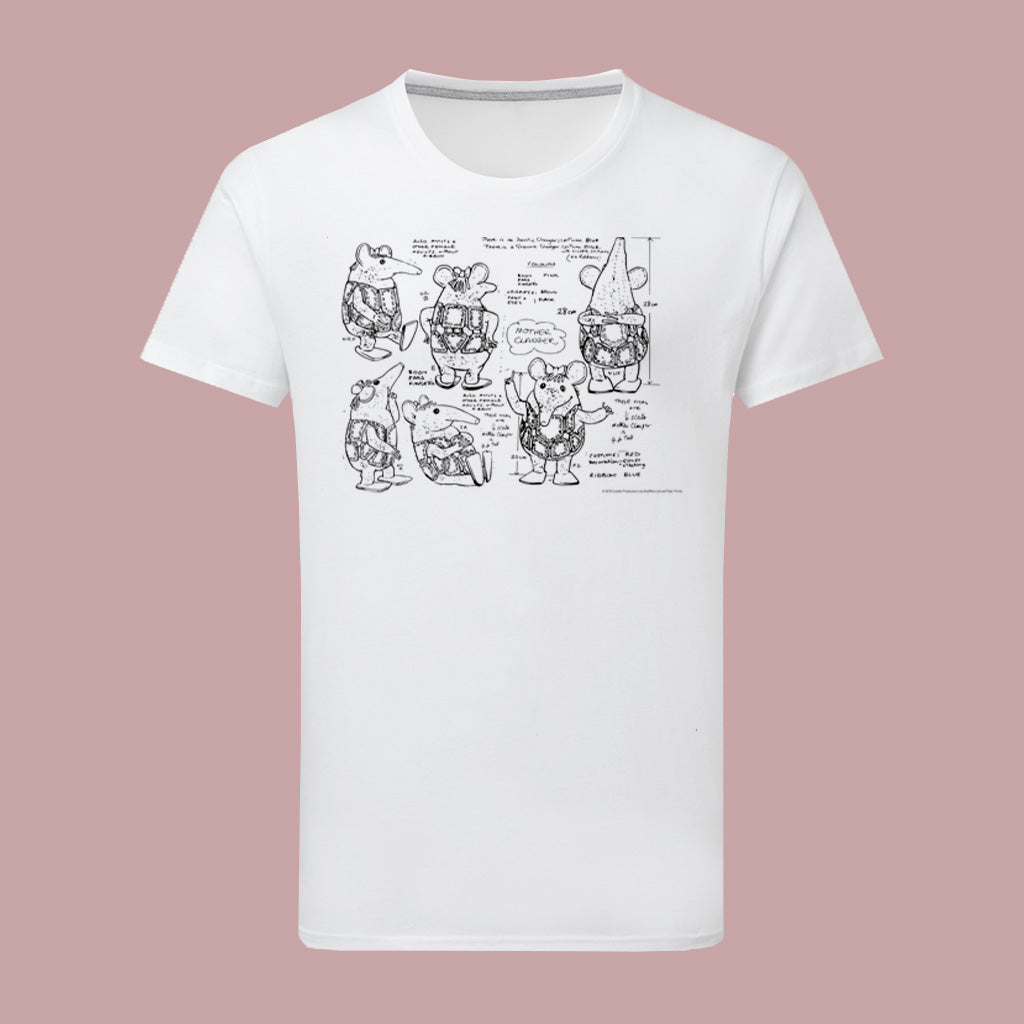 Clangers Sketch Art Mother Clanger T-Shirt