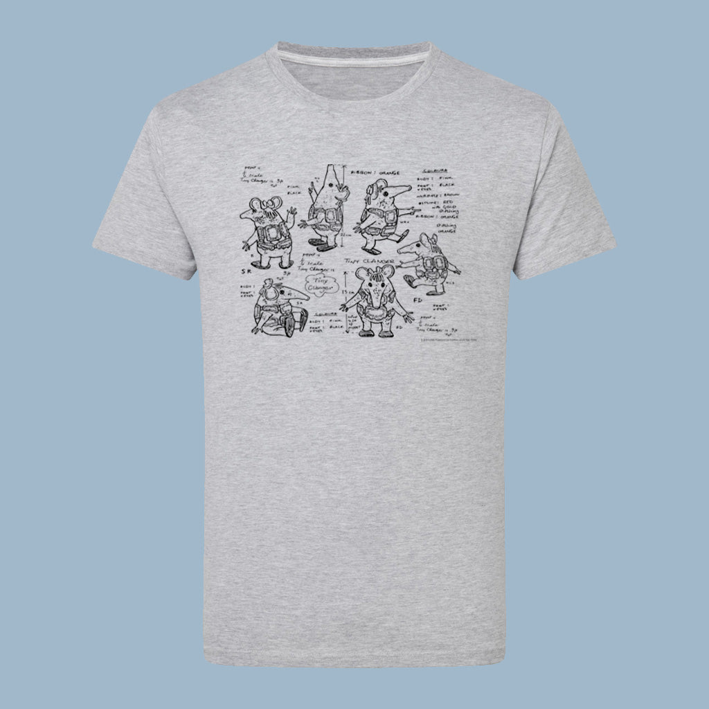 Clangers Sketch Art Tiny Clanger T-Shirt