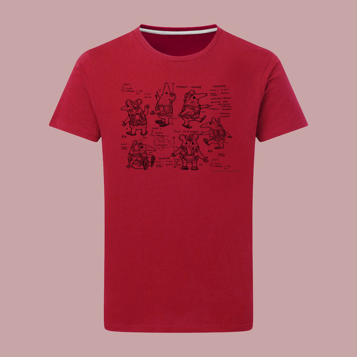 Clangers Sketch Art Tiny Clanger T-Shirt