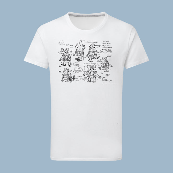 Clangers Sketch Art Tiny Clanger T-Shirt