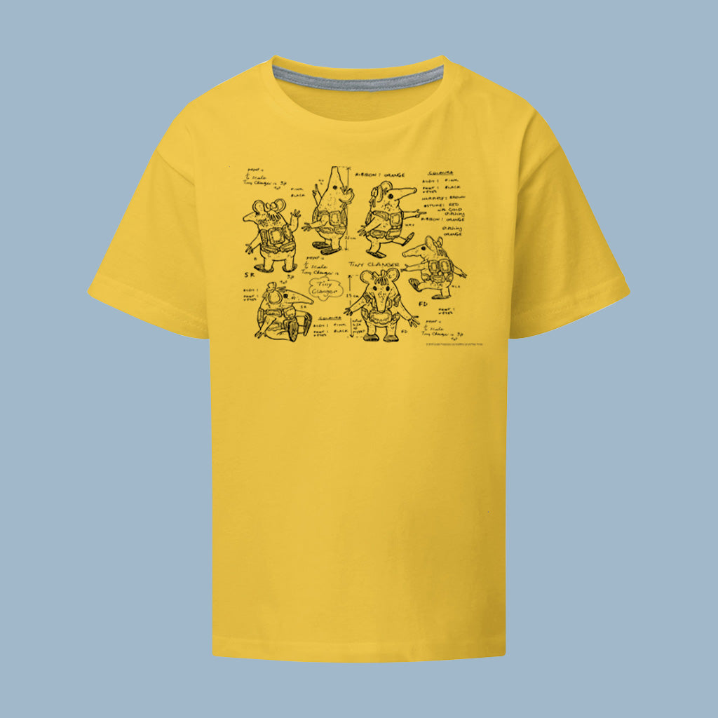 Clangers Sketch Art Tiny Clanger T-Shirt