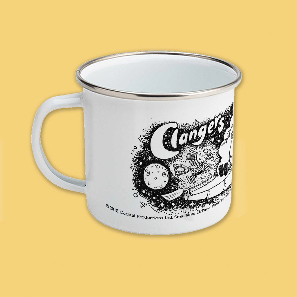 Clangers Sketch Art Space Enamel Mug