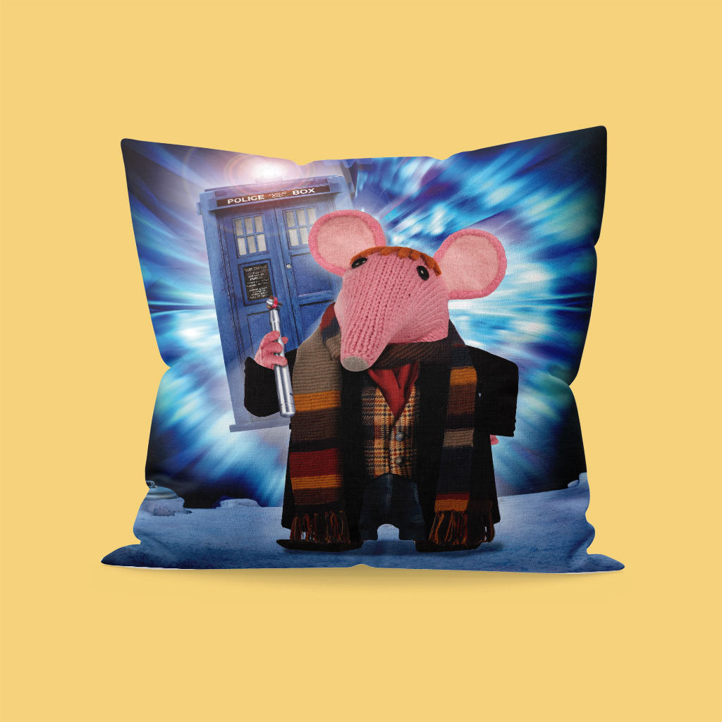 DoppelClangers - Fourth Doctor Cushion