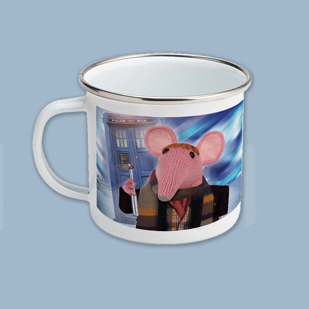 DoppelClangers - Fourth Doctor Enamel Mug