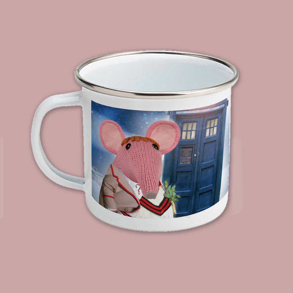 DoppelClangers - Fifth Doctor Enamel Mug