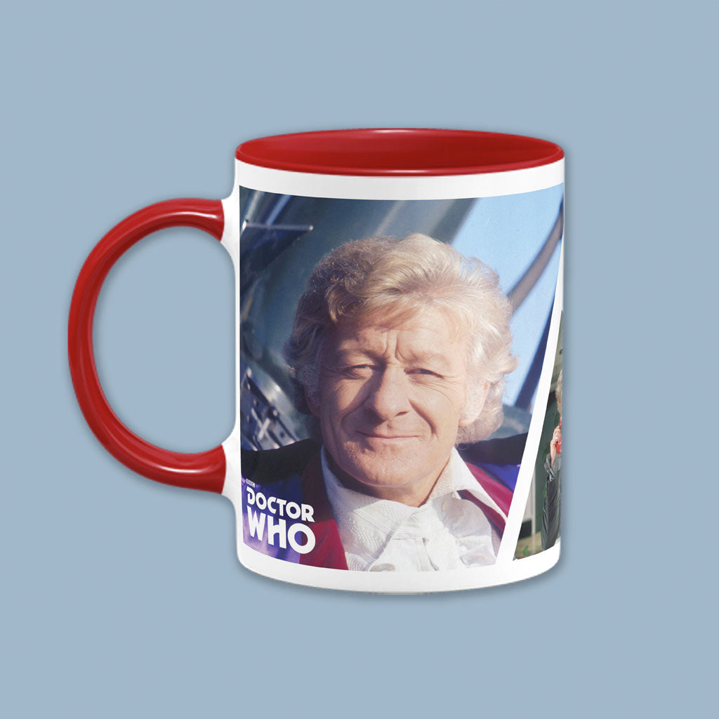 Third Doctor Photographic Coloured Insert Mug