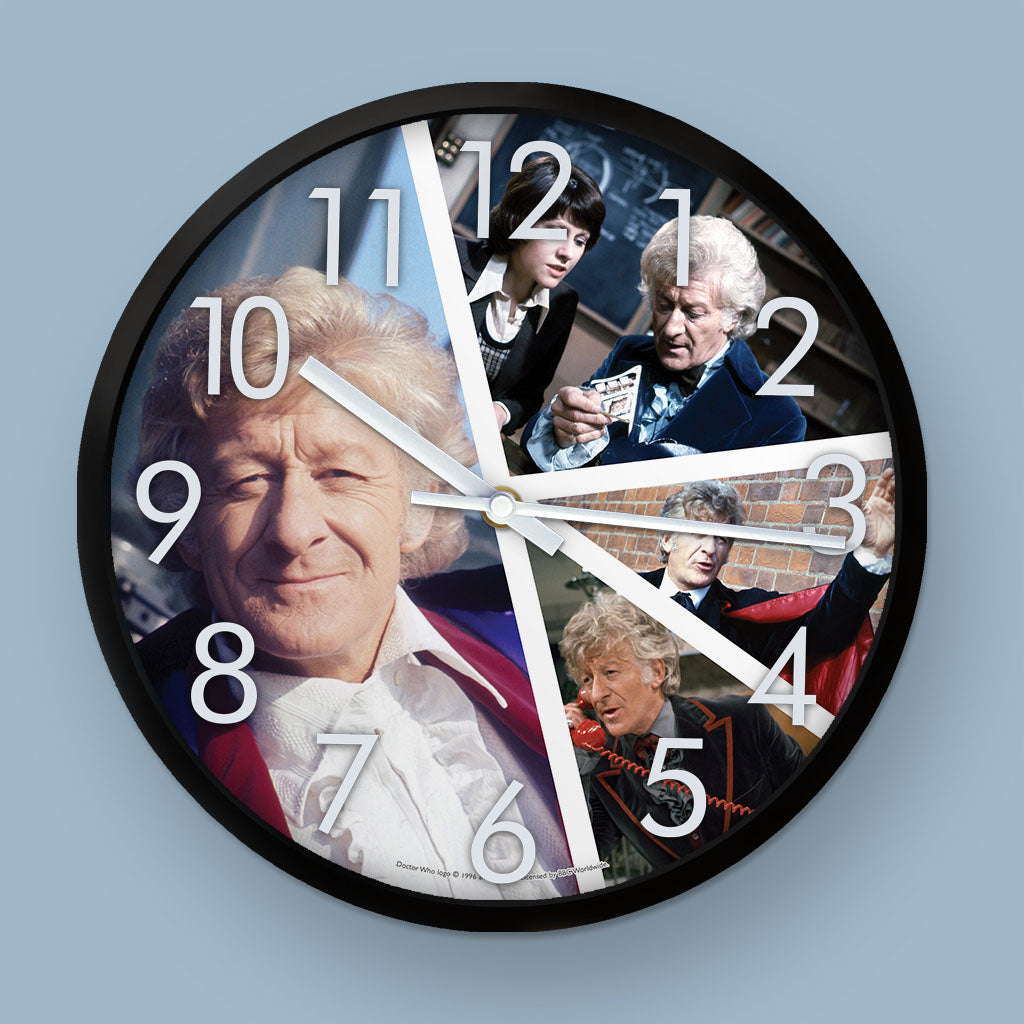 Third Doctor Photographic Clock