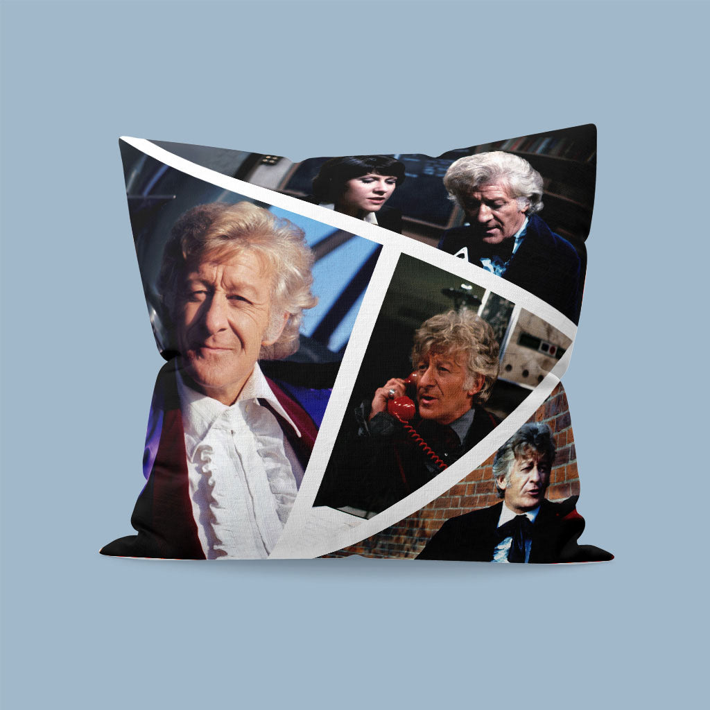 Third Doctor Photographic Cushion