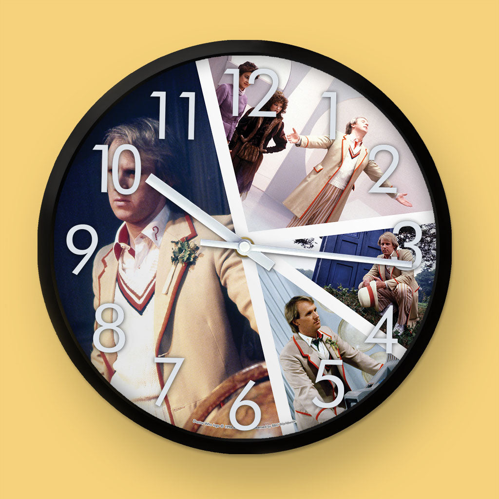 Fifth Doctor Photographic Clock