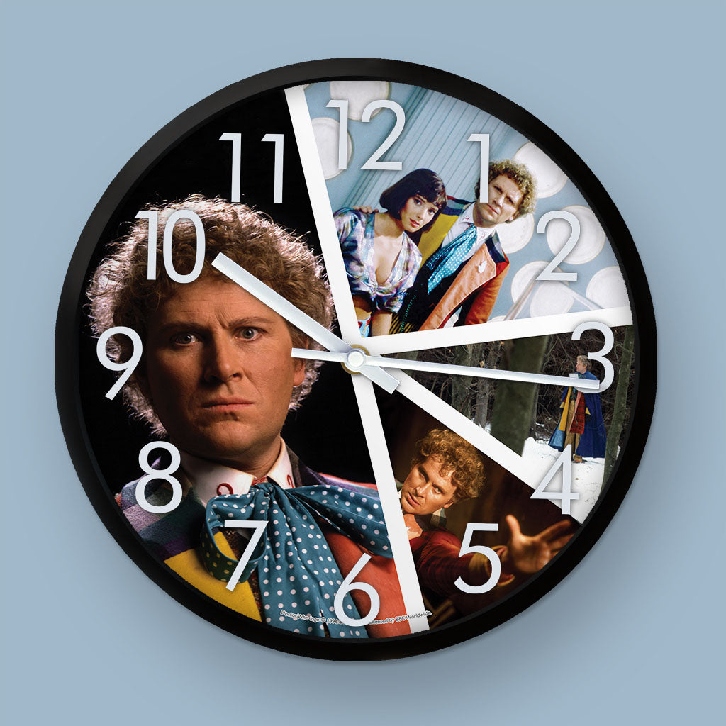 Sixth Doctor Photographic Clock