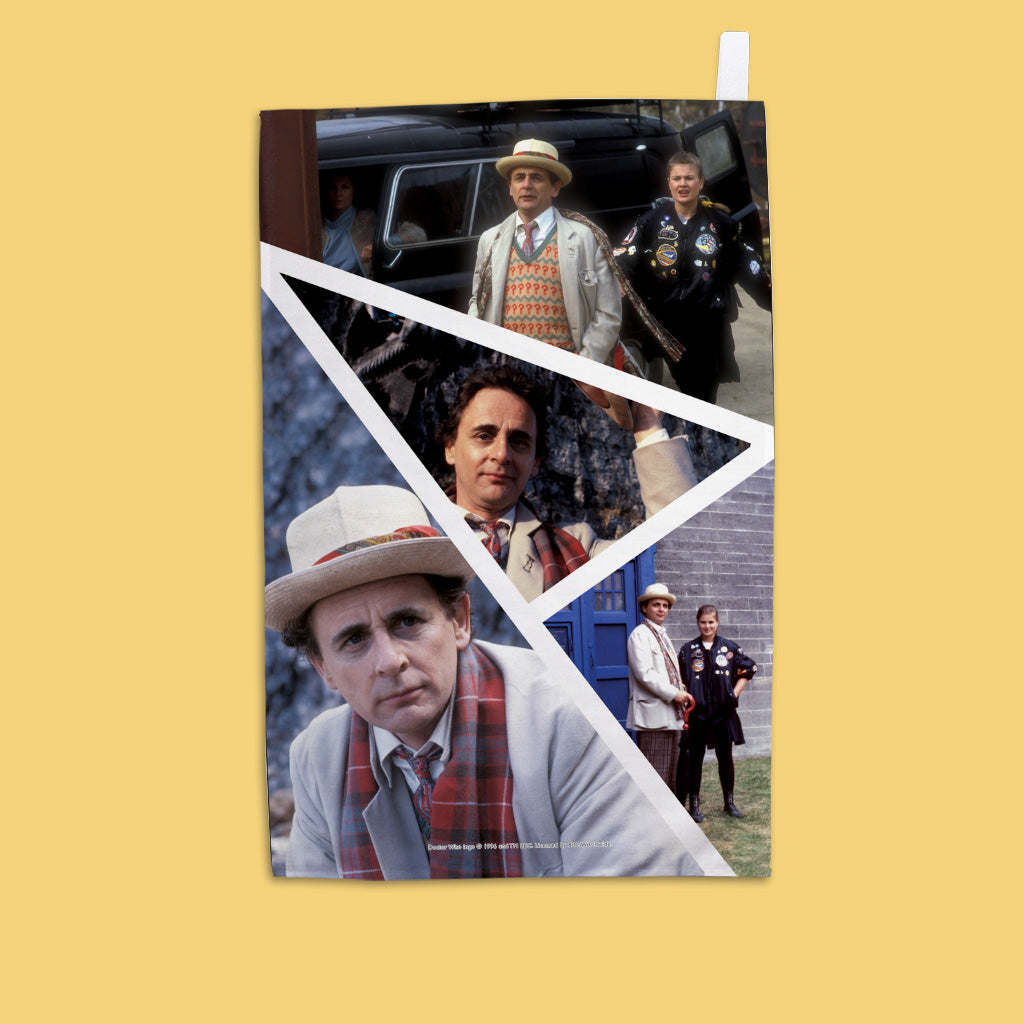 Seventh Doctor Photographic Tea Towel