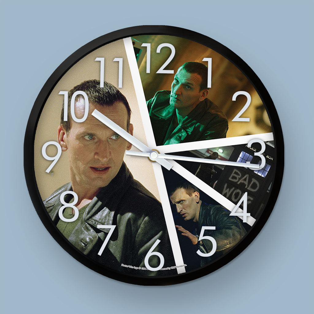 Ninth Doctor Photographic Clock