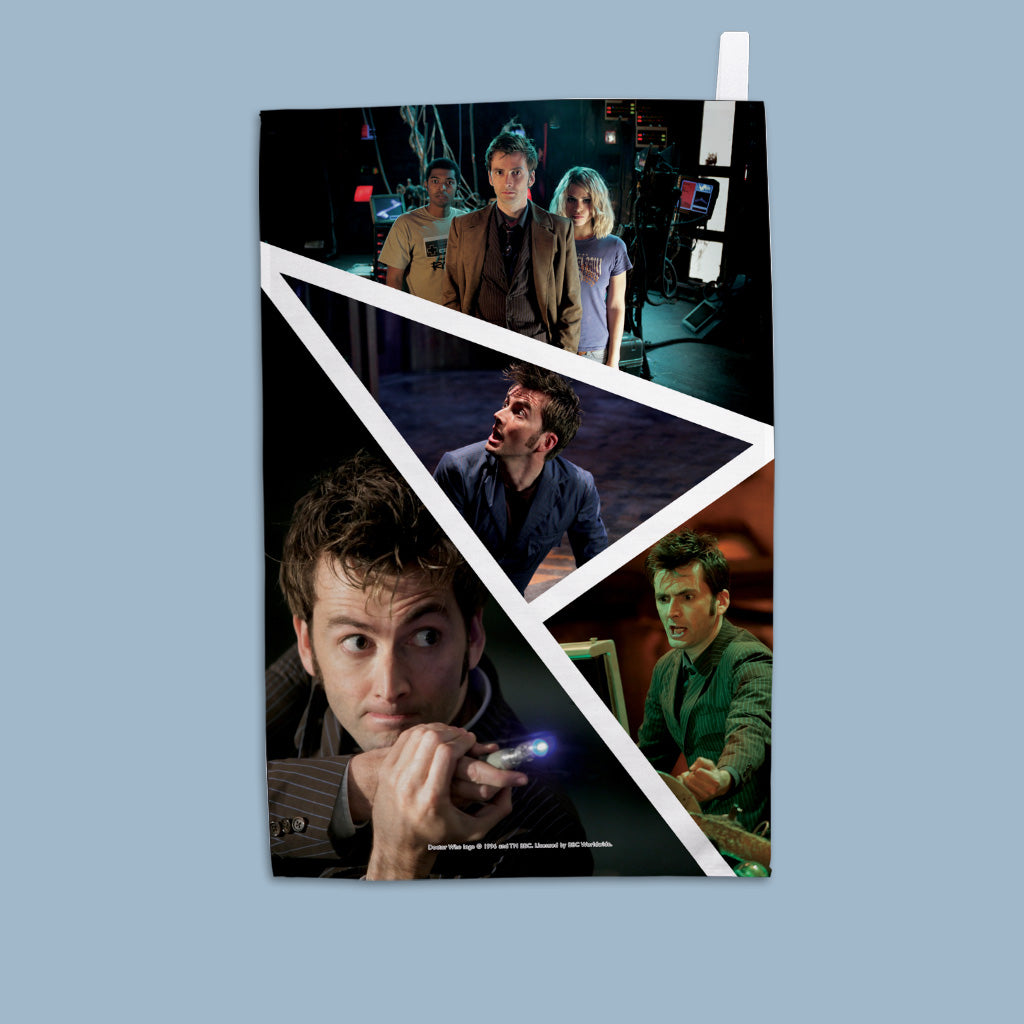 Tenth Doctor Photographic Tea Towel