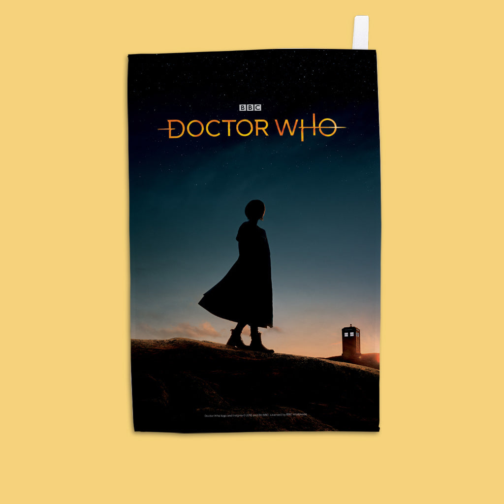 Thirteenth Doctor Photographic Tea Towel