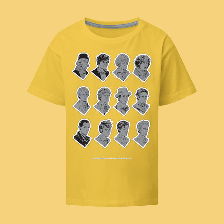 Twelve Doctors Comic T-Shirt