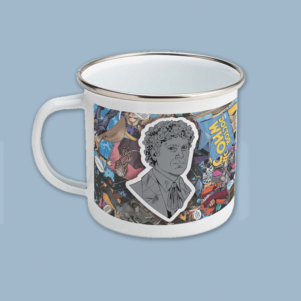 Sixth Doctor Comic Enamel Mug