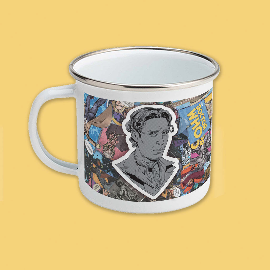 Eighth Doctor Comic Enamel Mug