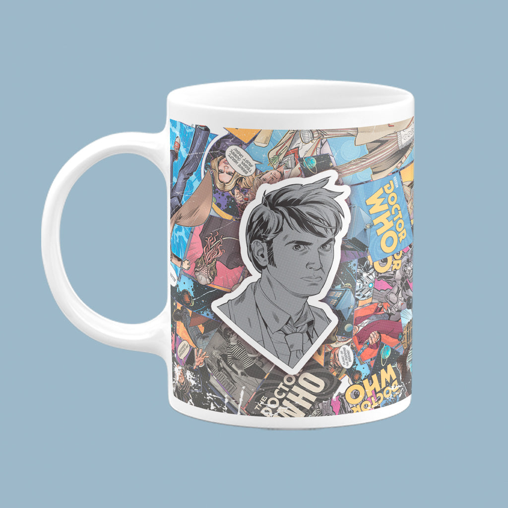 Tenth Doctor Comic Mug