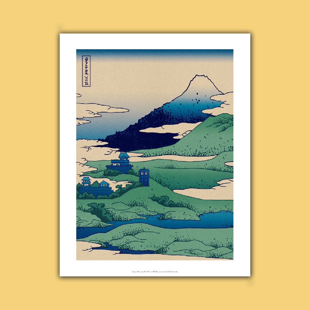 Doctor Who - Hokusai Art Print