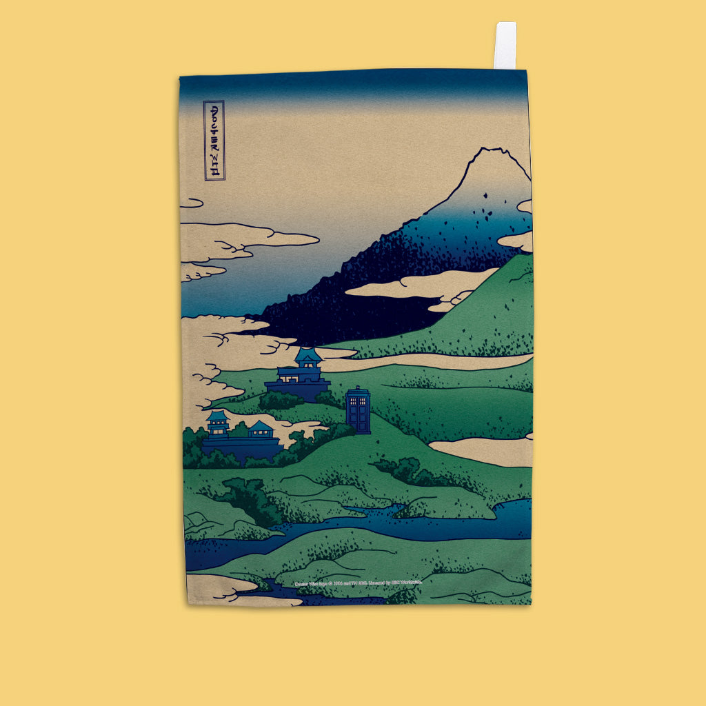 Doctor Who - Hokusai Tea Towel