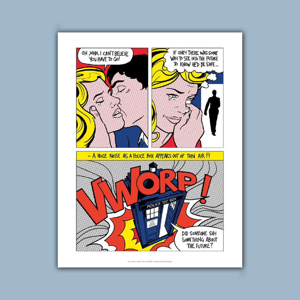 TARDIS - Lichtenstein Art Print