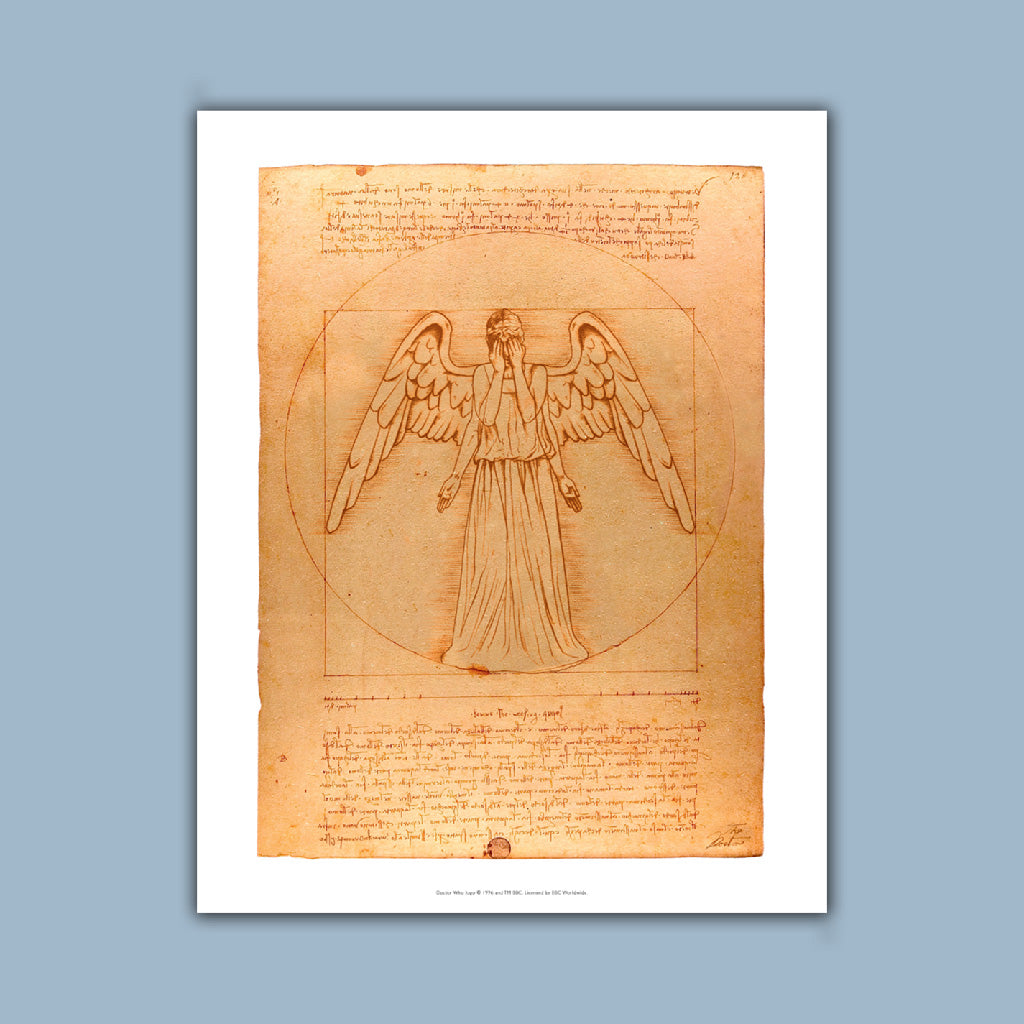 Weeping Angel - Da Vinci Square Art Print