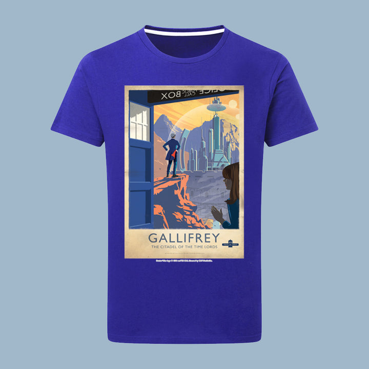 Gallifrey Travel Poster T-Shirt