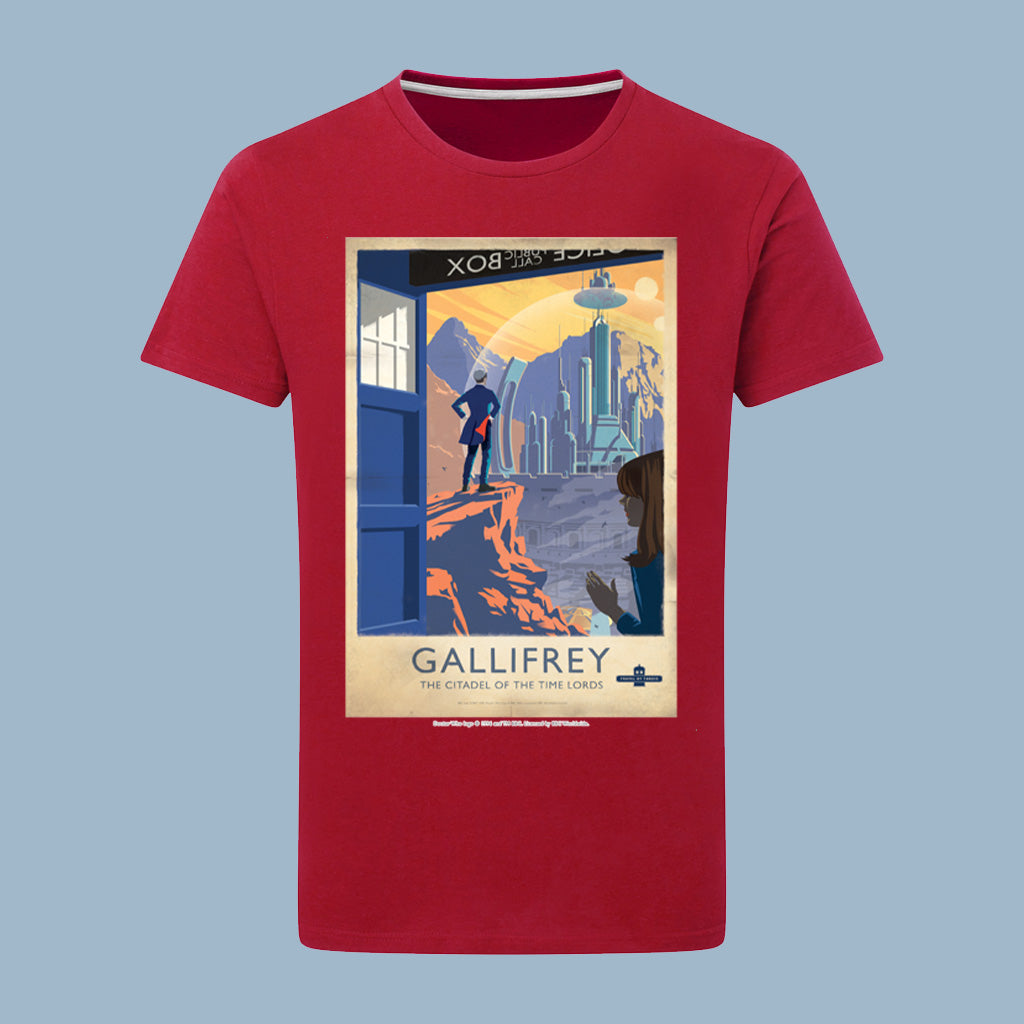 Gallifrey Travel Poster T-Shirt