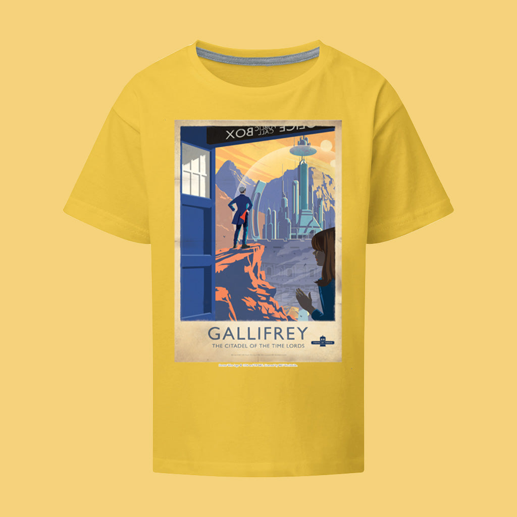 Gallifrey Travel Poster T-Shirt